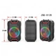 Портативна колонка ZQS-8128 Black TF USB TF USB Bluetooth з мікрофоном, пультом ДУ - зображення 6