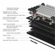 Ігрова клавіатура HATOR Gravity TKL Orange Black (HTK560UA) - зображення 8
