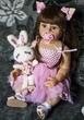 Реалістична вінілова лялька ручної роботи з іграшкою Reborn Baby Doll з красивим волоссям та великими очима. - зображення 4