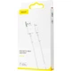 Зарядний кабель Baseus Superior Series Lightning 2.4A 1m White (CALYS-A02) - изображение 3