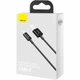 Зарядний кабель Baseus Superior Series Lightning 2.4A 1m Black (CALYS-A01) - изображение 4