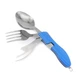 Мультитул туристический с ложкой и вилкой RIAS L53 3в1 Blue (7_01273) - изображение 1