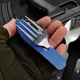 Мультитул туристический с ложкой и вилкой RIAS L53 3в1 Blue (7_01273) - изображение 4