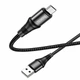 Зарядний кабель HOCO X50 Excellent MicroUSB 2.4A 1m Black - изображение 2