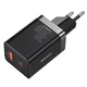 Зарядний пристрій Baseus Super Si Pro C+U 30W Black (CCSUPP-E01) - изображение 1