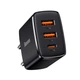 Зарядний пристрій Baseus Compact C+2U 30W Black (CCXJ-E01) - изображение 2