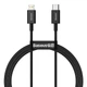Зарядний кабель Baseus Superior Series Type-C to Lightning PD 20W 1m Black (CATLYS-A01) - зображення 1