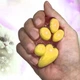 Игрушка антистресс сквиш Лапка котика, 7см, Желтый - изображение 5