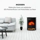 Електрокамін Klarstein Bormio S Smart 950/1900W термостат тижневий таймер Б/В - изображение 7