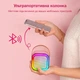 Бездротова портативна Bluetooth колонка з караоке-системою на 2 мікрофони EVIO K12 (Рожевий) - зображення 3