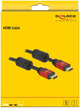 Kabel Delock HDMI-HDMI 4K 30 Hz 3 m Black (4043619843343) - obraz 3
