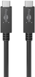 Kabel Goobay USB 3.2 Gen 2 do ładowania i synchronizacji 100 W Black 1 m (4040849492549) - obraz 1