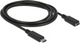 Kabel Delock przedłużacz USB 10 Gbps USB Type-C męski na żeński 4K PD 60 W Black 1.5 m (4043619855346) - obraz 1