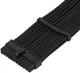 Kabel SilverStone SST-PP07E-MBB Black 0.3 m (4710679814063) - obraz 2
