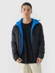 Куртка двусторонняя демисезонная с капюшоном мужская 4F Down Jacket M486 4FWAW24TDJAM486-20S S Черная (5905700070504) - изображение 2
