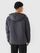 Куртка двусторонняя демисезонная с капюшоном мужская 4F Down Jacket M486 4FWAW24TDJAM486-22S M Серый/Желтый (5905700230694) - изображение 4