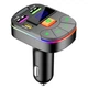 Автомобильный FM трансмиттер модулятор Bluetooth Voltronic FMQ19EQ 3.1A, TF, USB, PD 20W - изображение 1