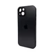 Защитный чехол-накладка AG Glass Matt Frame Color Logo для Apple iPhone 15 Graphite Black (AGMattFrameiP15Black) - изображение 1
