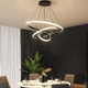 Світлодіодна люстра LATTE 75W 3R-ON/OFF-600x1100-BLACK/WHITE-220-IP20 - зображення 7