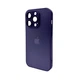 Захисний чохол-накладка AG Glass Matt Frame Color Logo для Apple iPhone 15 Pro Deep Purple (AGMattFrameiP15PPurple) - зображення 1
