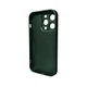 Захисний чохол-накладка AG Glass Matt Frame Color Logo для Apple iPhone 15 Pro Cangling Green (AGMattFrameiP15PGreen) - зображення 2