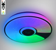 Музична світлодіодна люстра SONG RGB 60W R- SMART-380×70-WHITE/CHROME/SHINY-220-IP20 - зображення 1