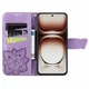 Чохол-книжка з малюнком UniCase Butterfly Pattern для Motorola Edge 50 Neo / Edge 60 Neo - Light Purple - зображення 2