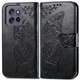 Чохол-книжка з малюнком UniCase Butterfly Pattern для Motorola Edge 50 Neo / Edge 60 Neo - Black - зображення 1