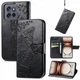 Чохол-книжка з малюнком UniCase Butterfly Pattern для Motorola Edge 50 Neo / Edge 60 Neo - Black - зображення 4