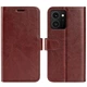 Классический чехол-книжка Deexe Wallet Style для HMD Skyline - Brown - изображение 1