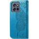 Чохол-книжка з малюнком UniCase Butterfly Pattern для Motorola Edge 50 Neo / Edge 60 Neo - Blue - зображення 6