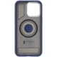 Чехол SGP PC+Leather with Magnetic Fit для Apple iPhone 15 (6.1") Blue - изображение 2