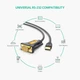 Кабель USB-RS232 1 метр Prolific PL2303 Ugreen 20210 - зображення 2