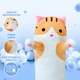 Игрушка мягкая подушка детская обнимашка Кот Батон антистресс 90 см BRS Orange - изображение 4