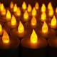Набір світлодіодних святкових свічок 24 шт на батарейках, декоративні LED-свічки 3.5*4 см NDS-3524 - зображення 3