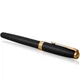 Ручка перьевая Parker SONNET 17 Matte Black Lacquer GT FP F 84 811 - изображение 4