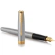 Ручка перьевая Parker SONNET 17 Stainless Steel GT FP F 84 111 - зображення 1