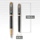 Ручка перьевая Parker IM 17 Premium Black GT FP F 24 011 - изображение 5
