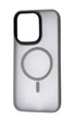 Чехол WAVE Premium Matte Insane Case with Magnetic Ring iPhone 15 Pro Max Gray - изображение 1