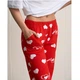 Хлопковые штаны Женские XL красные 18236 - изображение 2