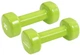 Гантели виниловые PowerPlay 4125 Achilles 3 кг 2 шт Зеленые + Резинка для фитнеса 7.5 кг (PP_4125_3kg_2in) - изображение 7