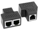 Разветвитель RJ45 8P8C экранированный с 1 на 2 гнезда витая пара Двойник RJ45 Ethernet - изображение 11