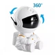Лазерный ночник-проектор звездного неба Astronaut Star 5W 7 режимов White - изображение 3