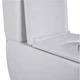 Унітаз-компакт Qtap Robin Ultra Quiet безободковий з сидінням Soft-close QT13222128AUQ1W - зображення 7