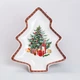 Тарелка для закусок в форме елки, блюдо сервировочное фигурное Christmas 25,5*21 см о073 - изображение 2