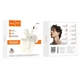 Наушники беспроводные Hoco EW61 June true wireless BT headset Milky White - изображение 3