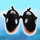 Капці-кігурумі Косатка My Kigu Домашні Для Хлопчика М'які Плюшеві Чорний 35-41 (М13203) - зображення 5
