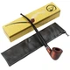 Люлька для куріння CHURCHWARDEN KAF218 з довгим акриловим мундштуком з дерева груші - зображення 4