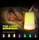 Сенсорная настольна LED лампа - ночник RGB с аккумулятором / регулированая яркость / смена цветов + пульт управления - изображение 9