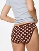 Набор хлопковых трусиков Marks&Spencer слипы High legs 8(36) 5 шт разноцветный antique rose 0055 - изображение 4